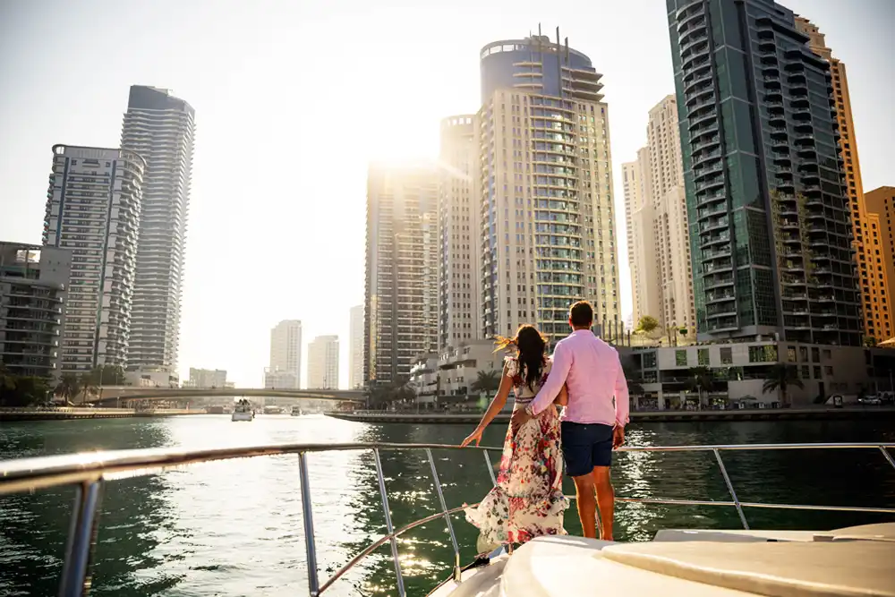 Dubai, UAE - 6 hours 50 minutes (Approximately)